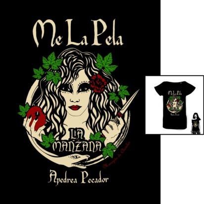 Camiseta Me la Pela para Mujer - Pecado Original de Manojito de Claveles