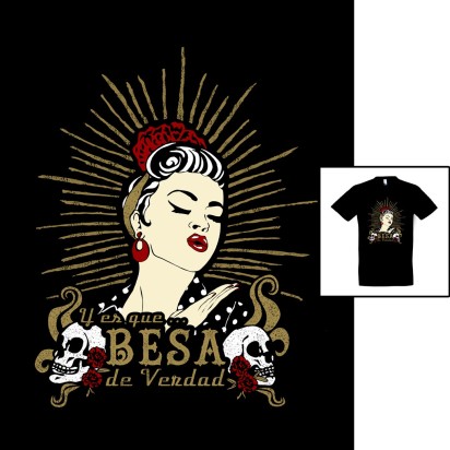 Camiseta La Besucona para Hombre - Manojito