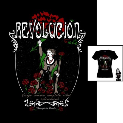 Camiseta Revolución Gigantilla para mujer de Manojito de Claveles