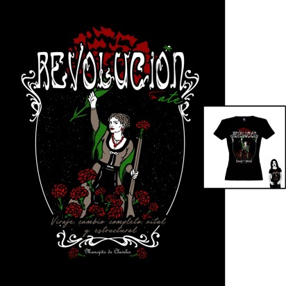 Camiseta Revolución Gigantilla para mujer de Manojito de Claveles